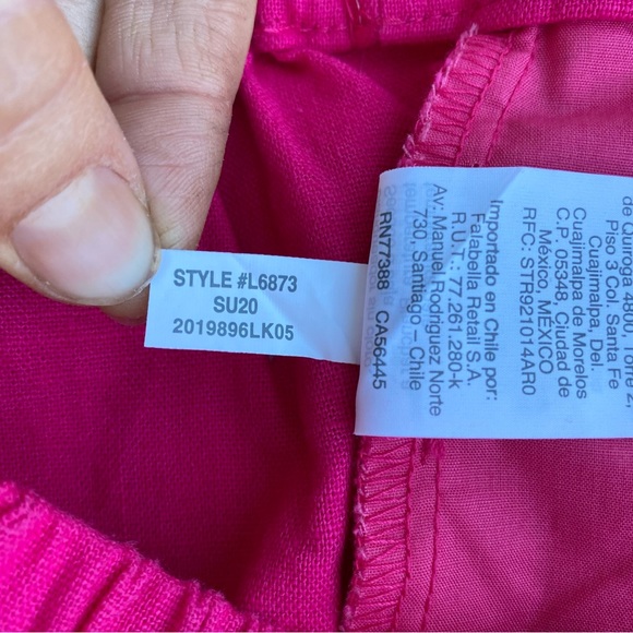 J. CREW • Linen Blend High Rise Front Tie Shorts size 4 - Picture 15 of 16